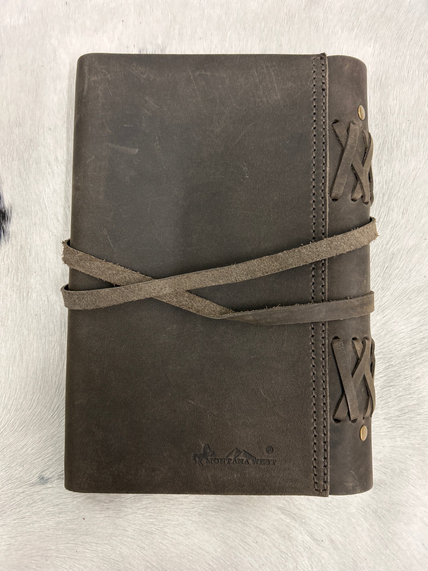 100% Leather Journal 9” Tall 6.5” Wide