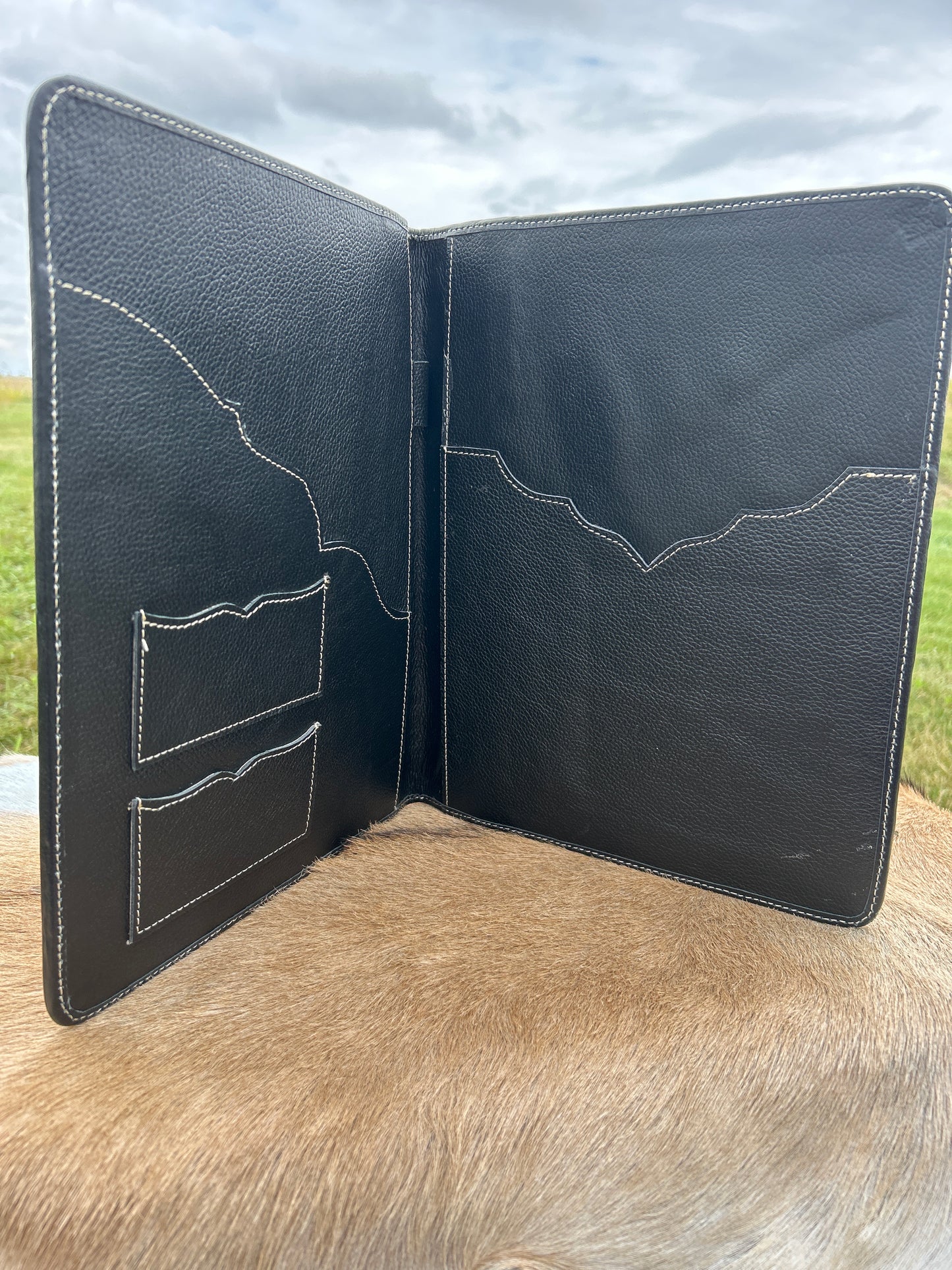 Leather Portfolio ♦️ Free Shipping ♦️