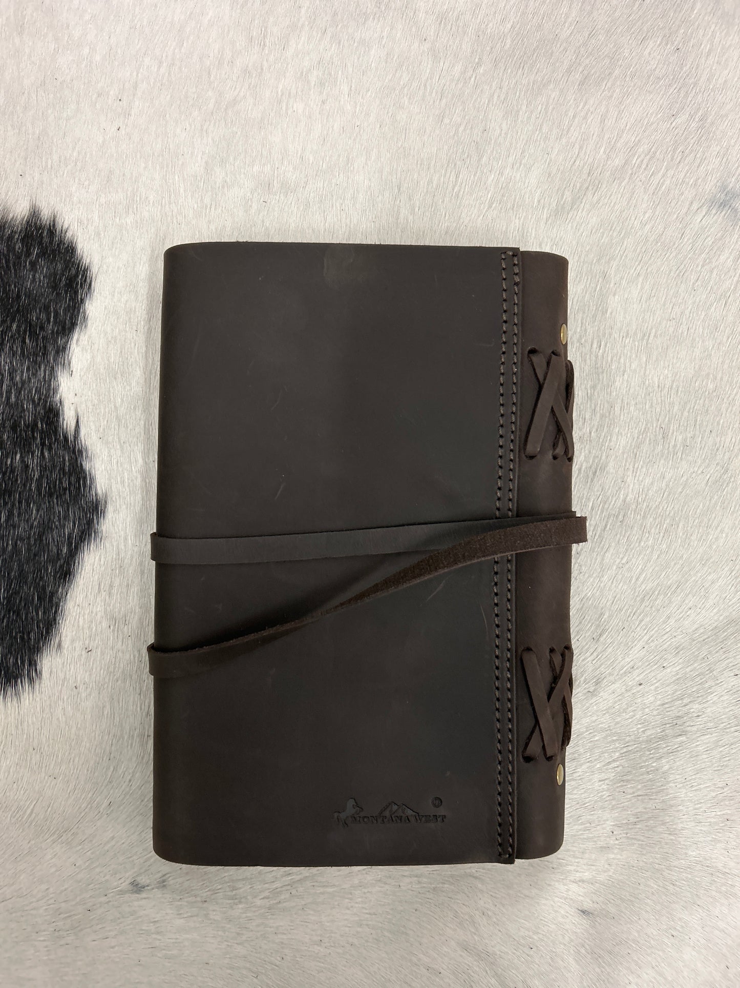 100% Leather Journal 9” Tall 6.5” Wide