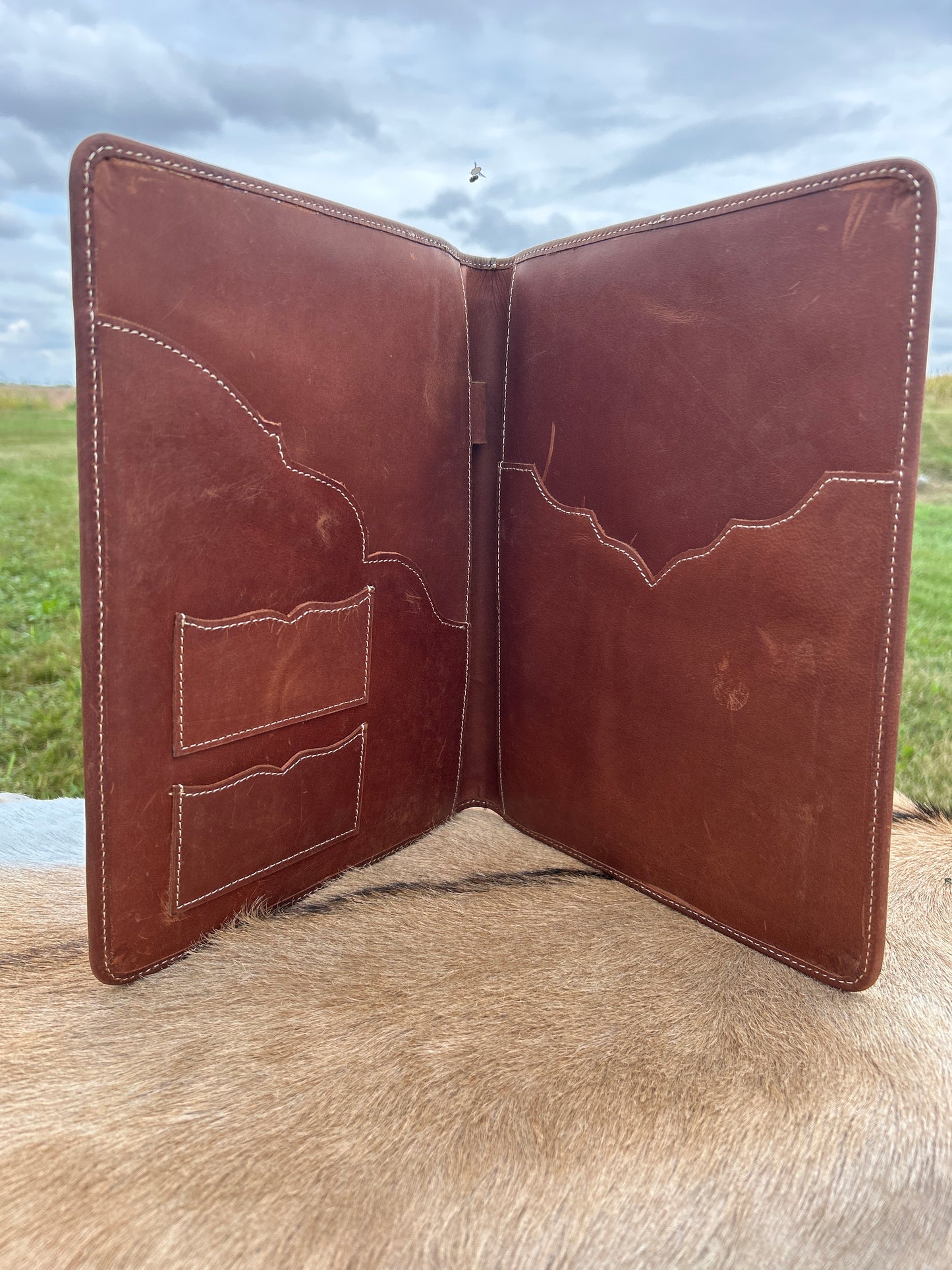 Leather Portfolio ♦️ Free Shipping ♦️