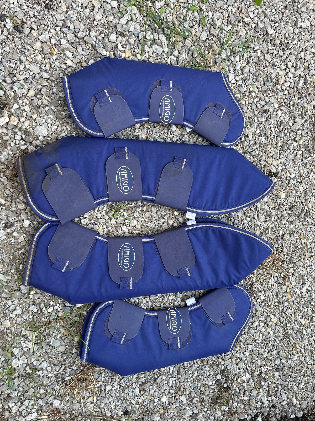 Used Amigo Set Of 4 Shipped Boots Good Condition