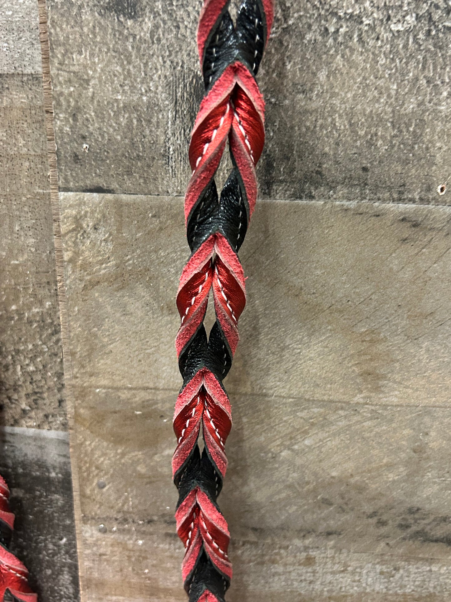 7’ Twisted Full Grain Leather Barrel Reins