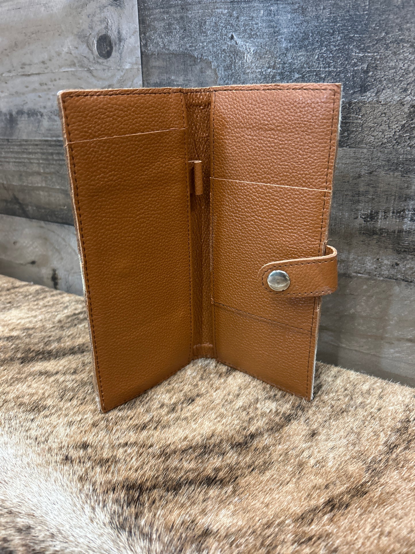 100% Leather With Cowhide 4x9 Checkbook Cover
✳️ FREE SHIPPING ✳️