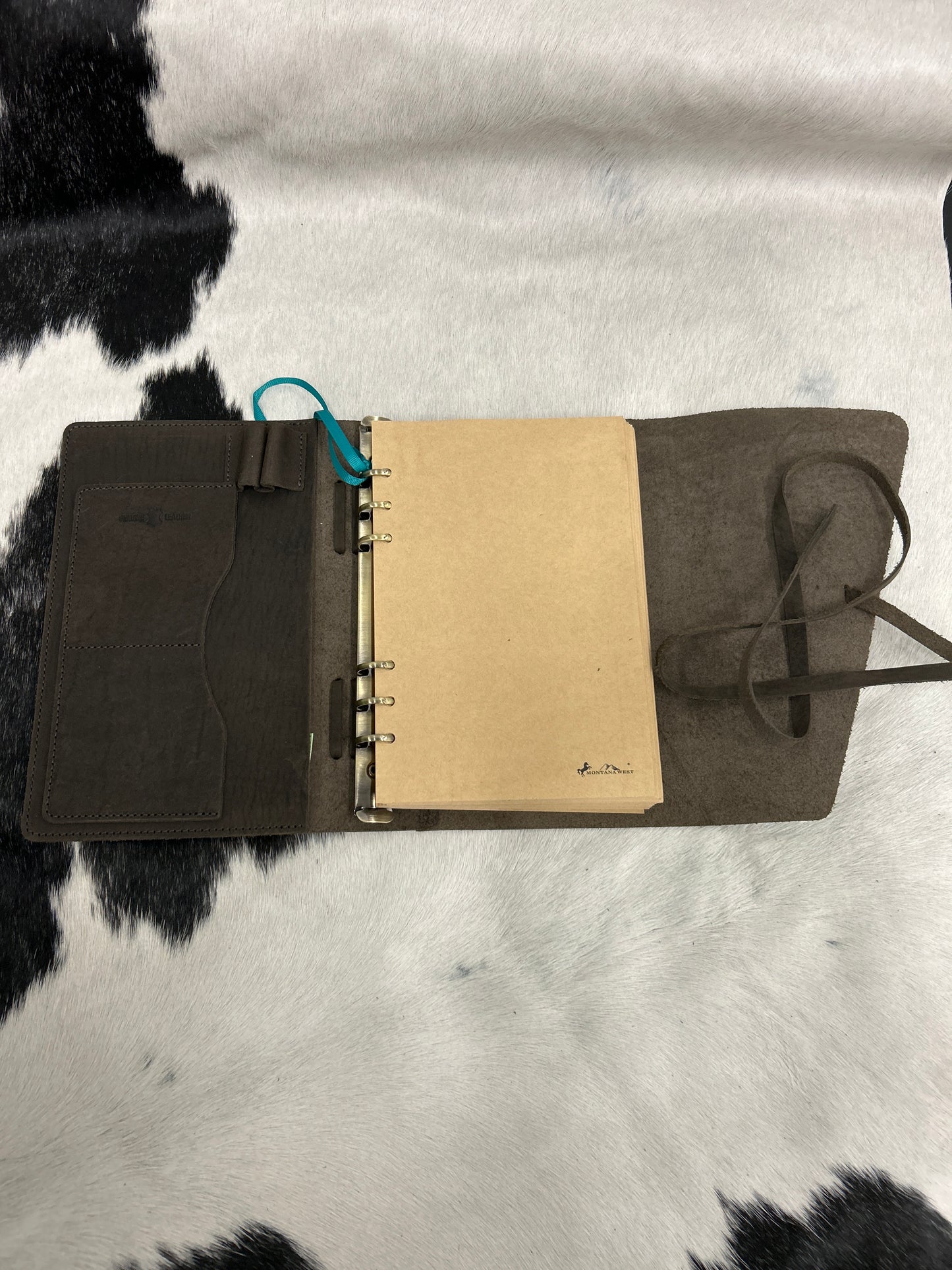 100% Leather Journal 9” Tall 6.5” Wide