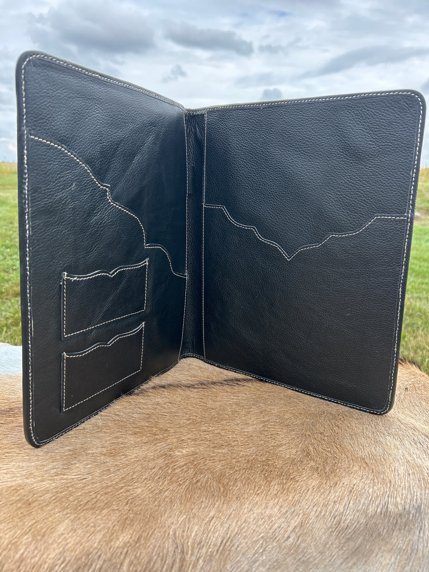 Leather Portfolio ♦️ Free Shipping ♦️
