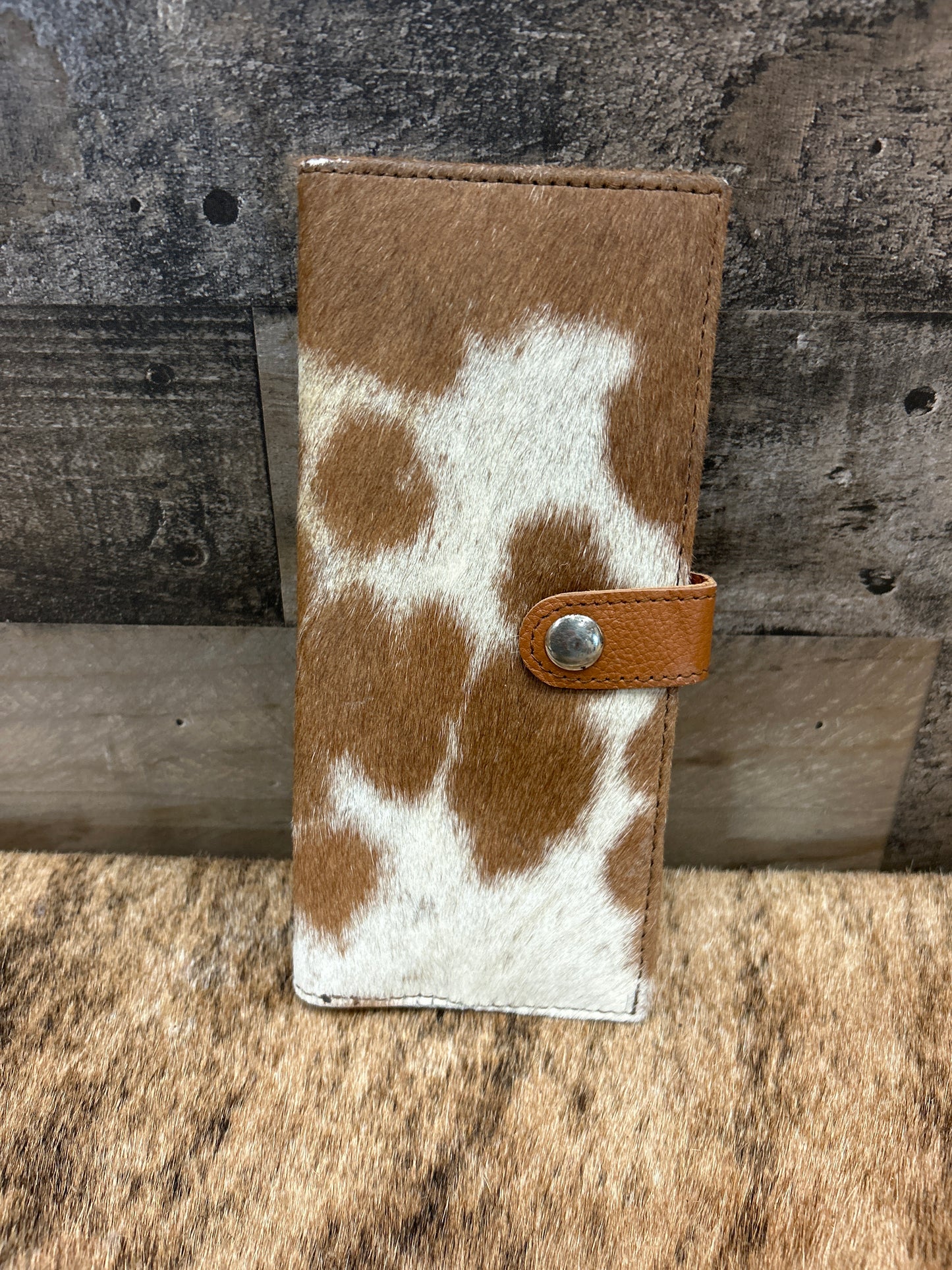 100% Leather With Cowhide 4x9 Checkbook Cover
✳️ FREE SHIPPING ✳️