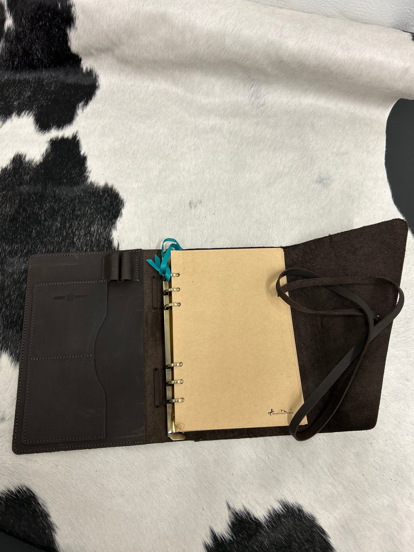 100% Leather Journal 9” Tall 6.5” Wide