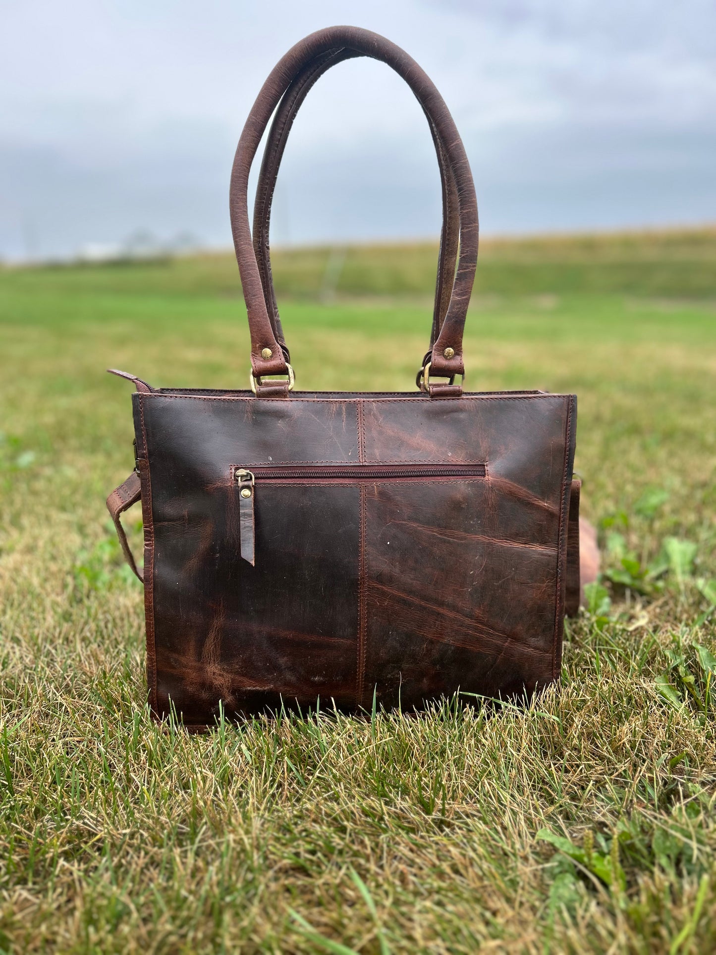 Tooled Leather Purse With Hair On Hide ❇️Free Shipping ❇️