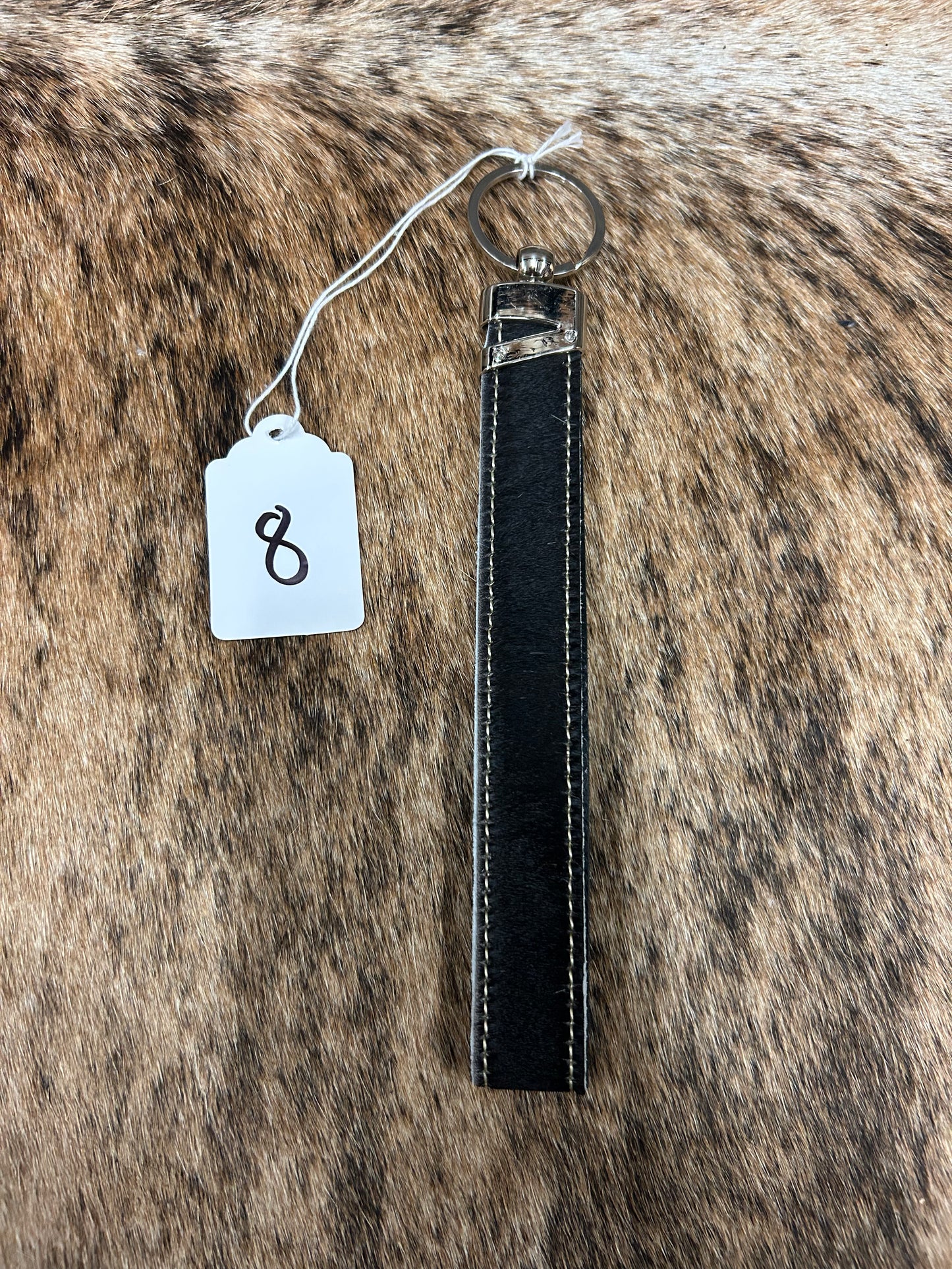 COWHIDE WRISTLET KEYCHAIN 8” ✳️ FREE SHIPPING ✳️