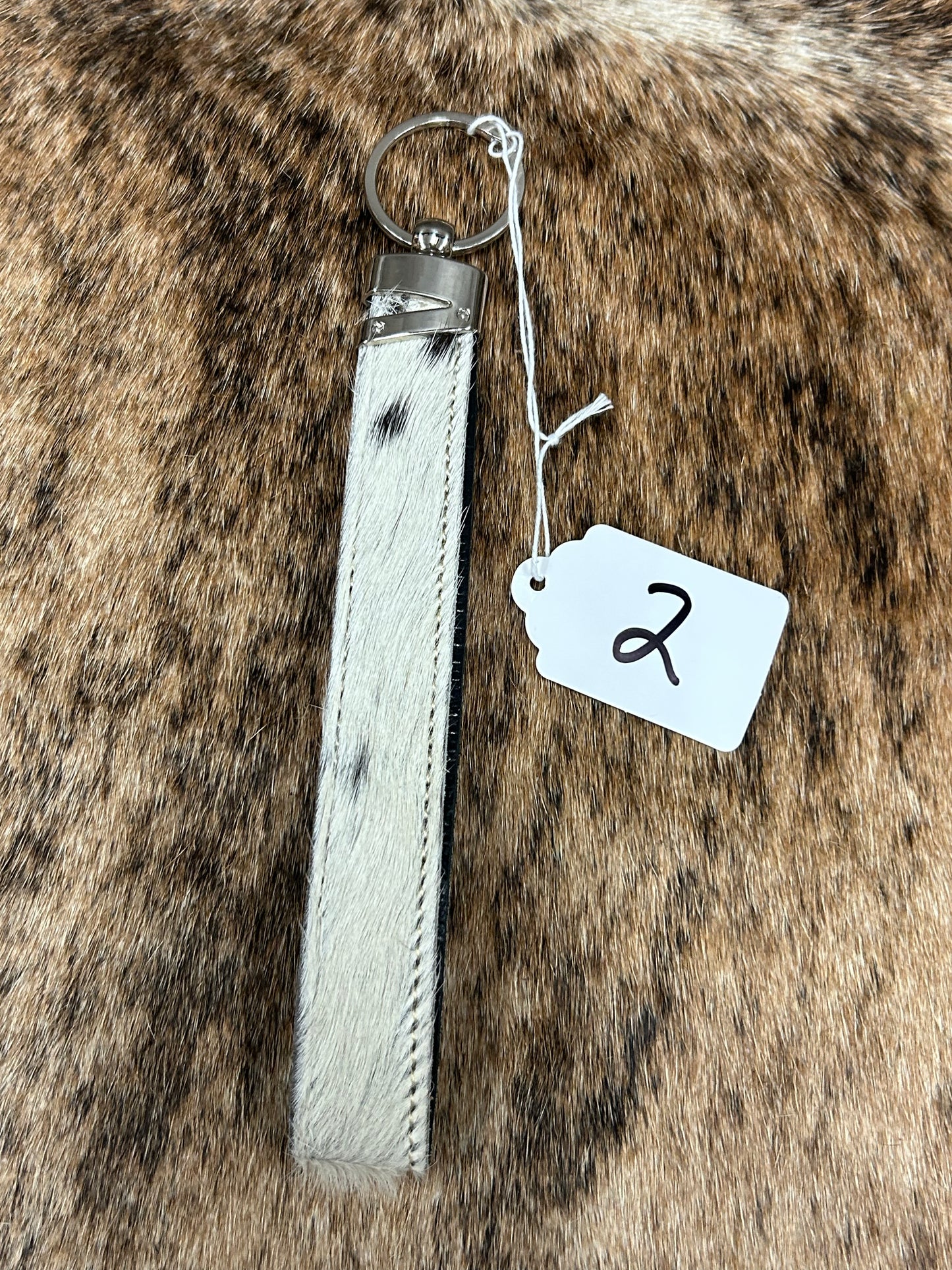 COWHIDE WRISTLET KEYCHAIN 8” ✳️ FREE SHIPPING ✳️