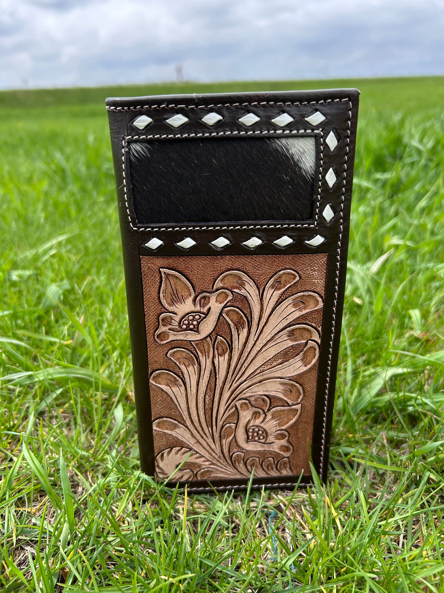 100% Genuine Leather 8x4 Wallet With Real Cowhide ✳️Free Shipping ✳️