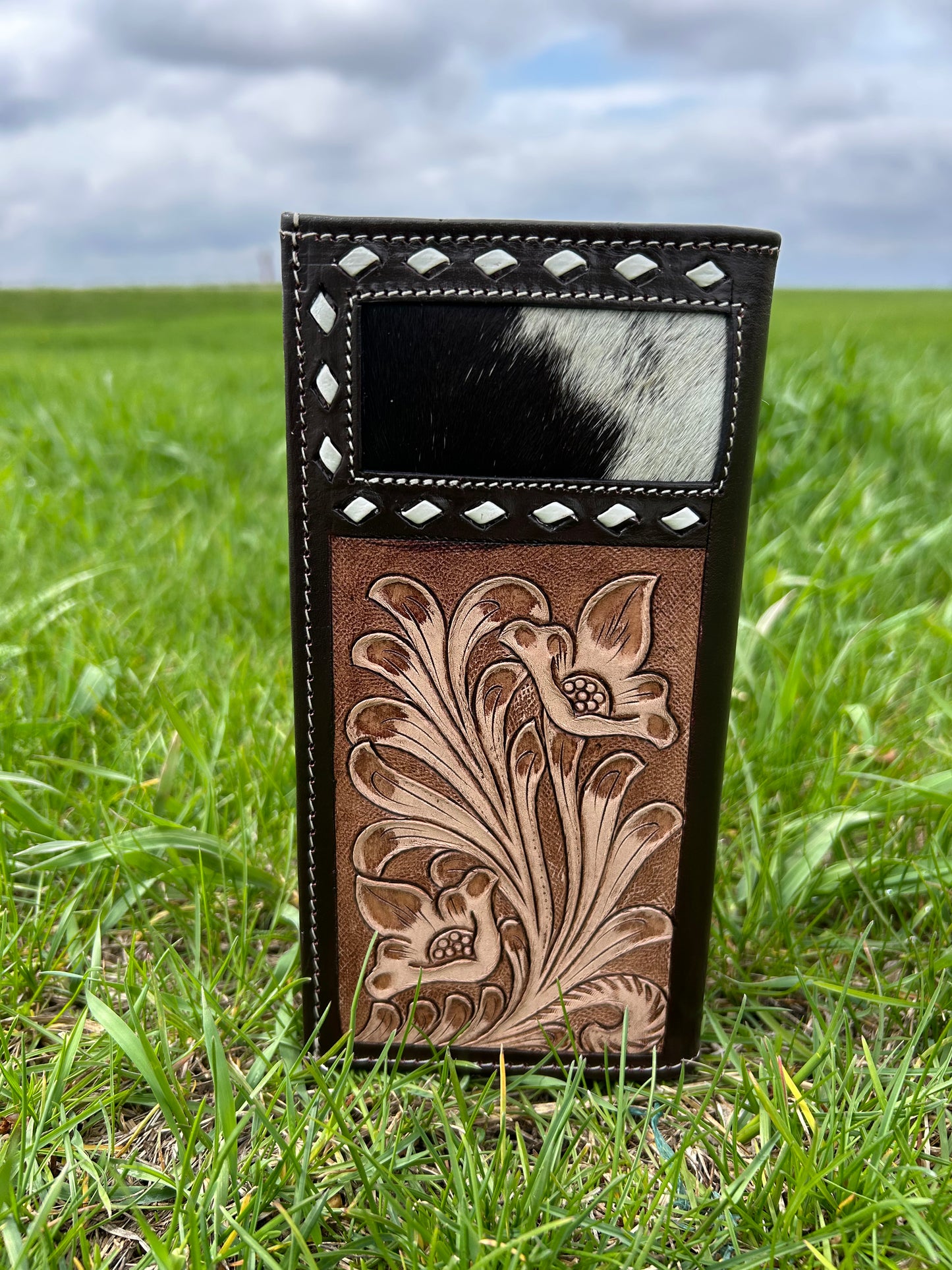 100% Genuine Leather 8x4 Wallet With Real Cowhide ✳️Free Shipping ✳️