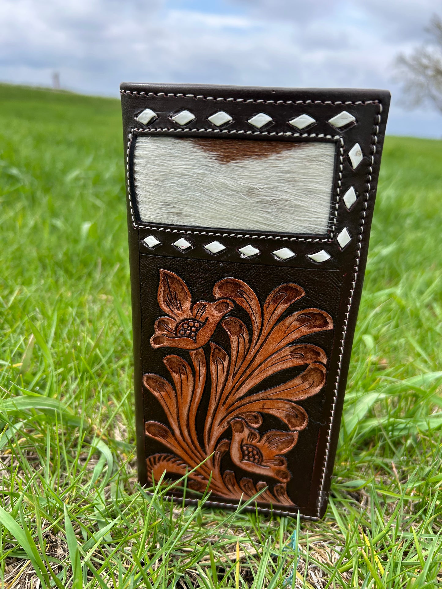 100% Genuine Leather 8x4 Wallet With Real Cowhide ✳️Free Shipping ✳️