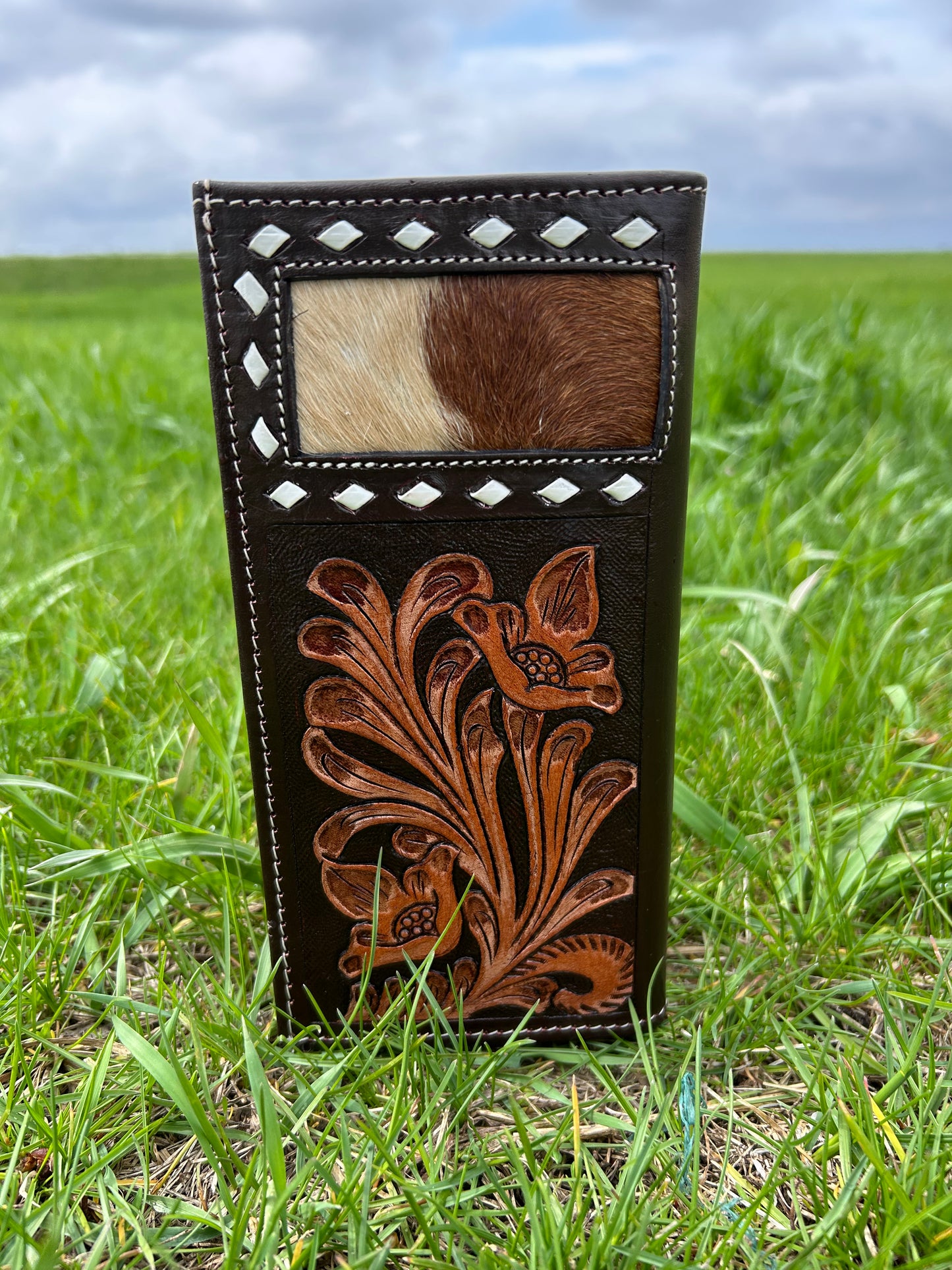 100% Genuine Leather 8x4 Wallet With Real Cowhide ✳️Free Shipping ✳️