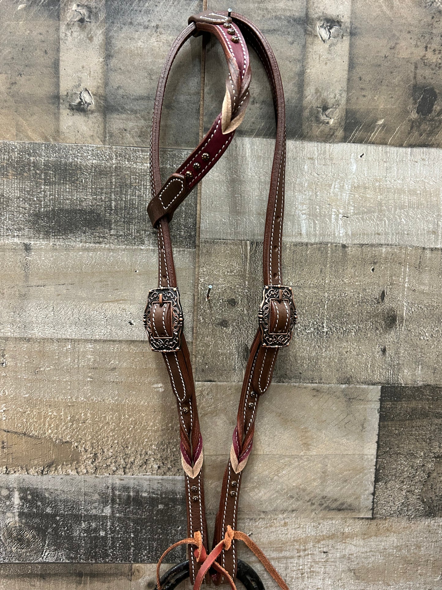 Classic Headstall By South Point Brown Leather