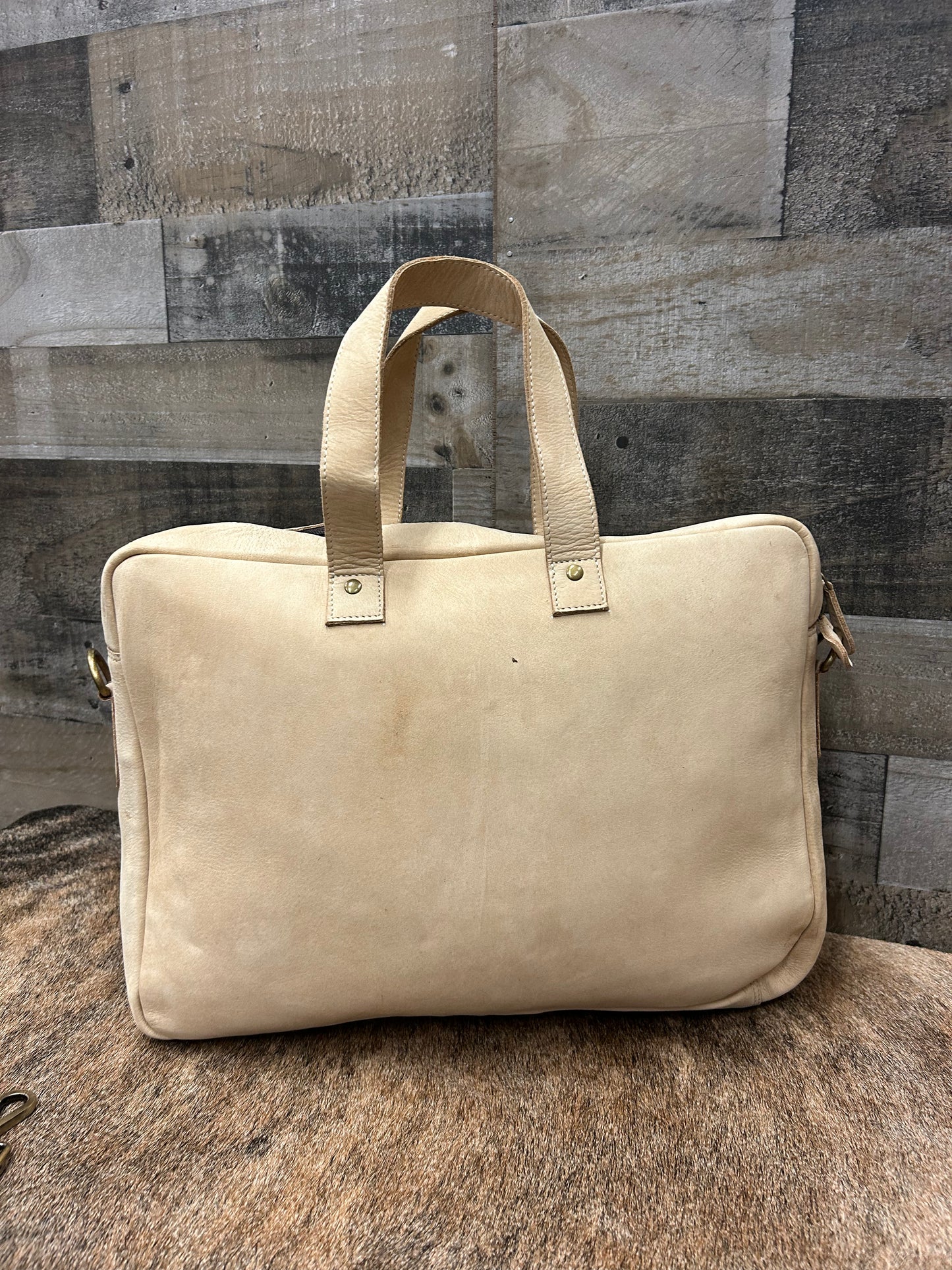 The Business Briefcase Traveler 16x12x3 With Two 7x7 Front Pockets