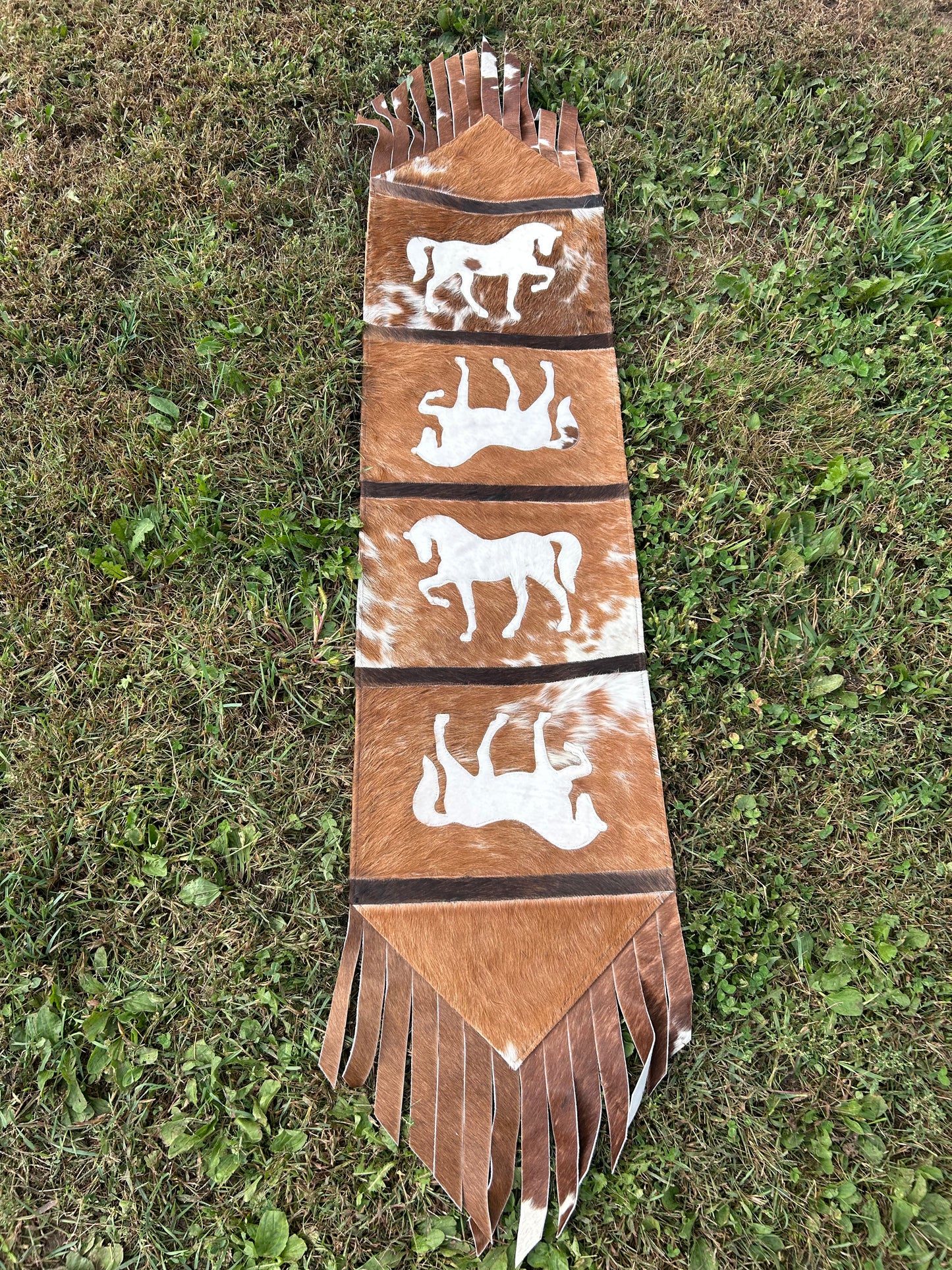 15”x 6’ Cowhide Table Runner ❇️ Free Shipping ❇️