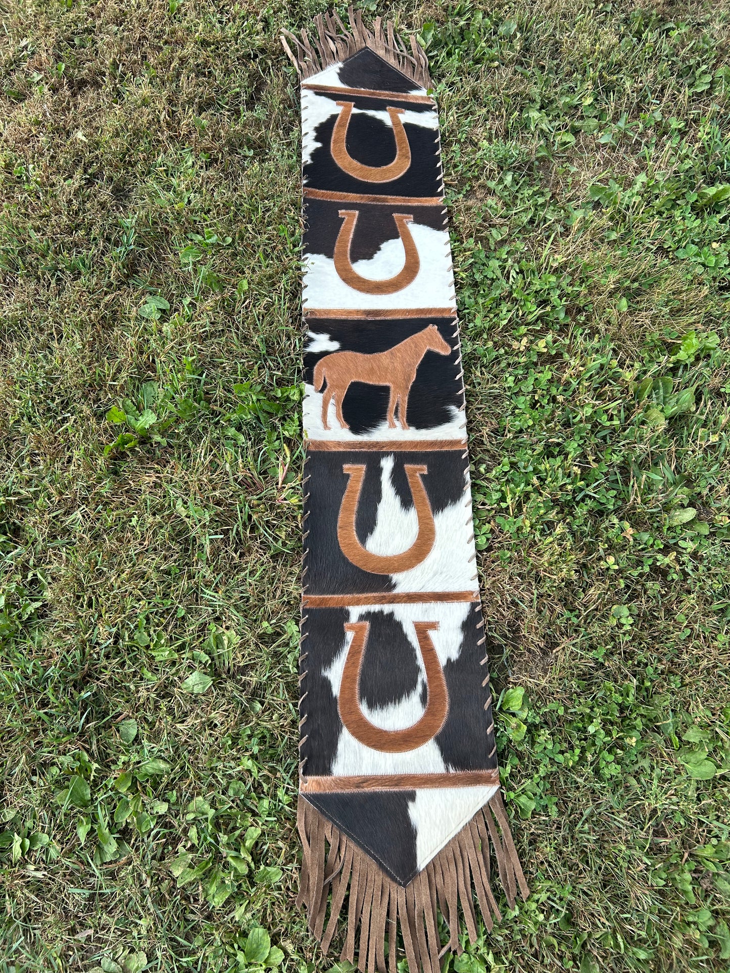 12”x 6’ Cowhide Table Runner ❇️ Free Shipping ❇️