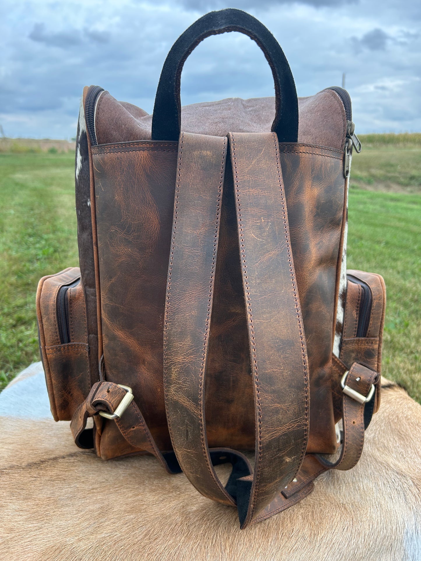 Leather Backpack ♦️ Free Shipping ♦️