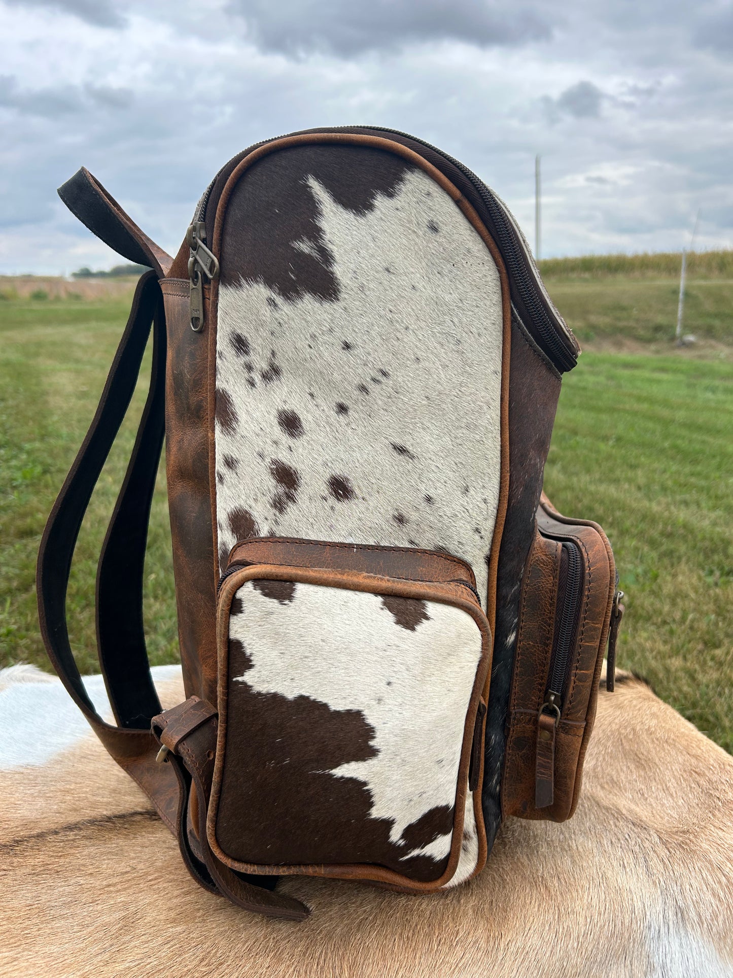 Leather Backpack ♦️ Free Shipping ♦️