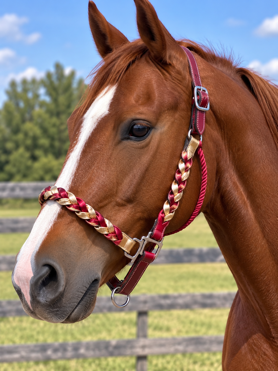 South Point Leather Halter 3 Way Adjustable
