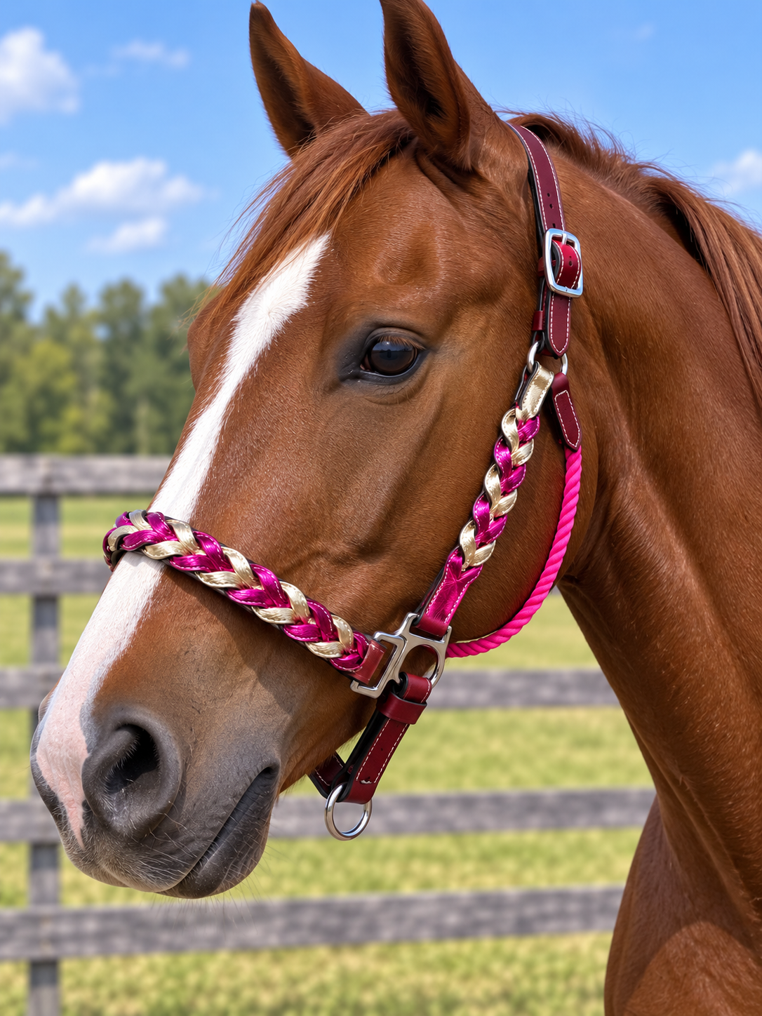 South Point Leather Halter 3 Way Adjustable