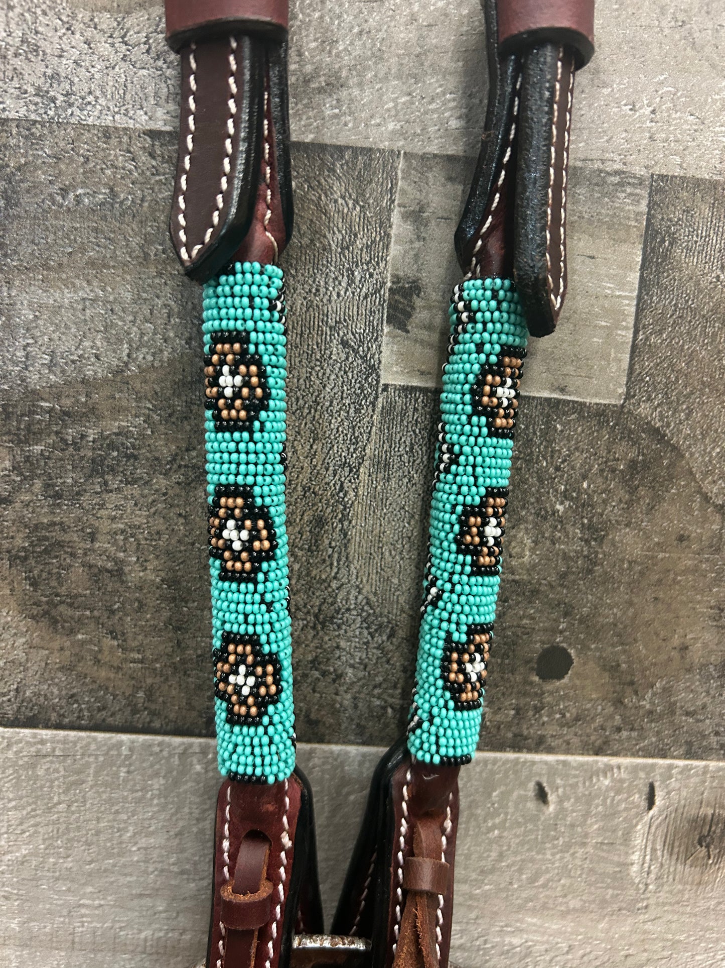 Hot Oiled Beaded Headstall ❇️ Free Shipping ❇️