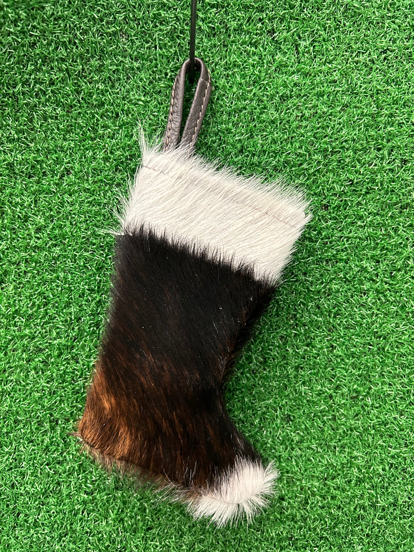 Cowhide Gift Card Holder 5” tall 3.5” Wide