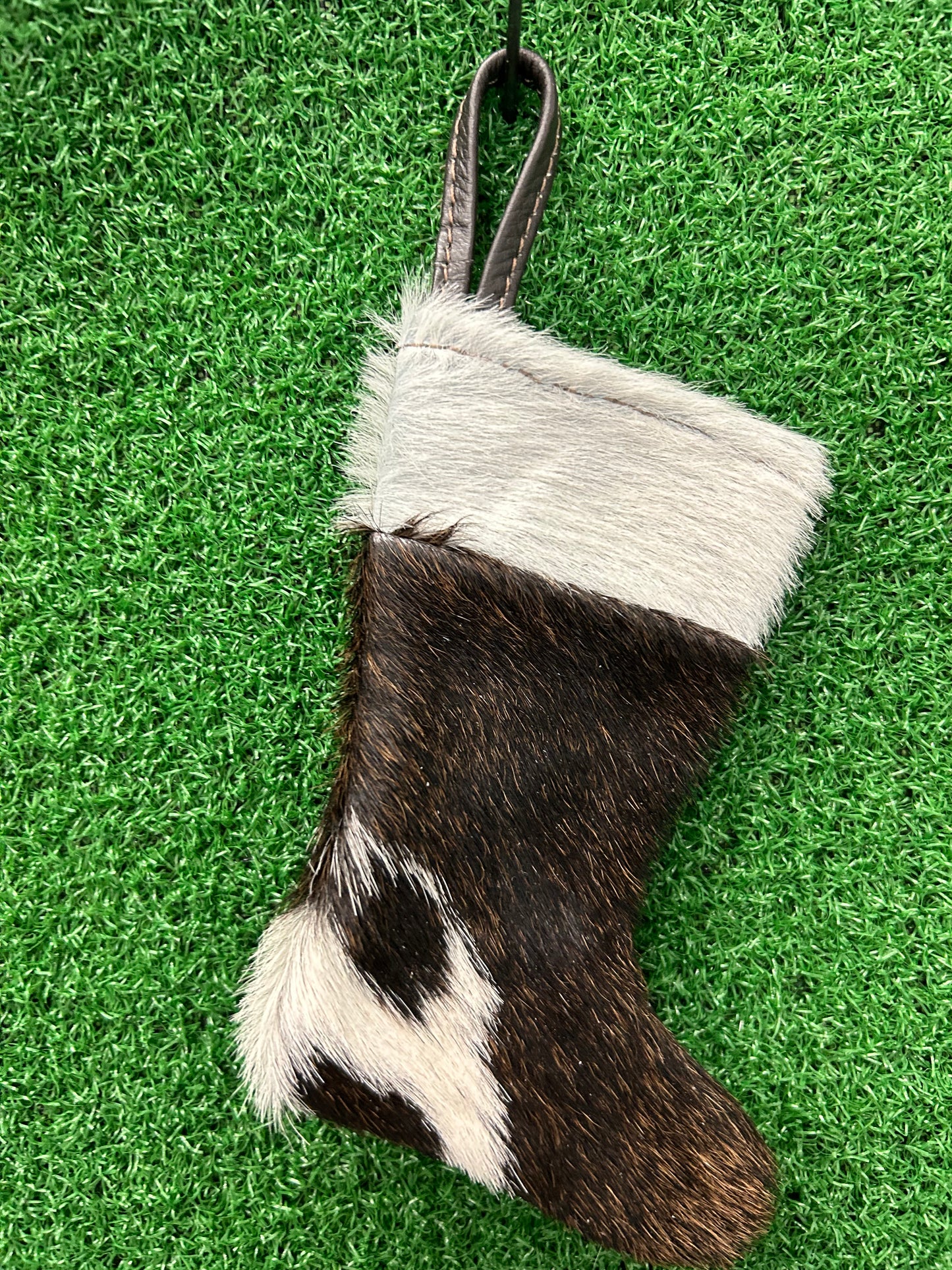 Cowhide Gift Card Holder 5” tall 3.5” Wide