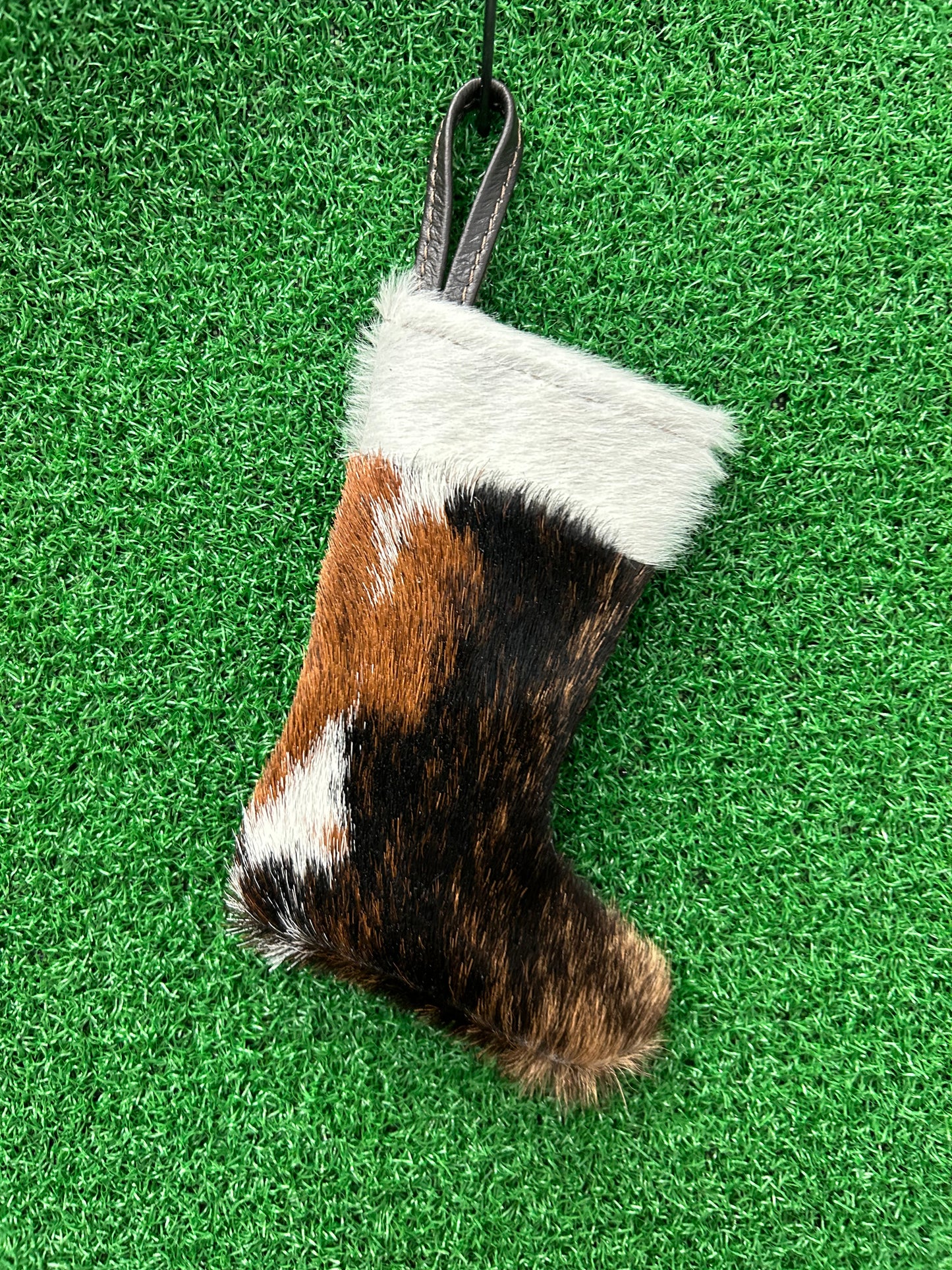 Cowhide Gift Card Holder 5” tall 3.5” Wide