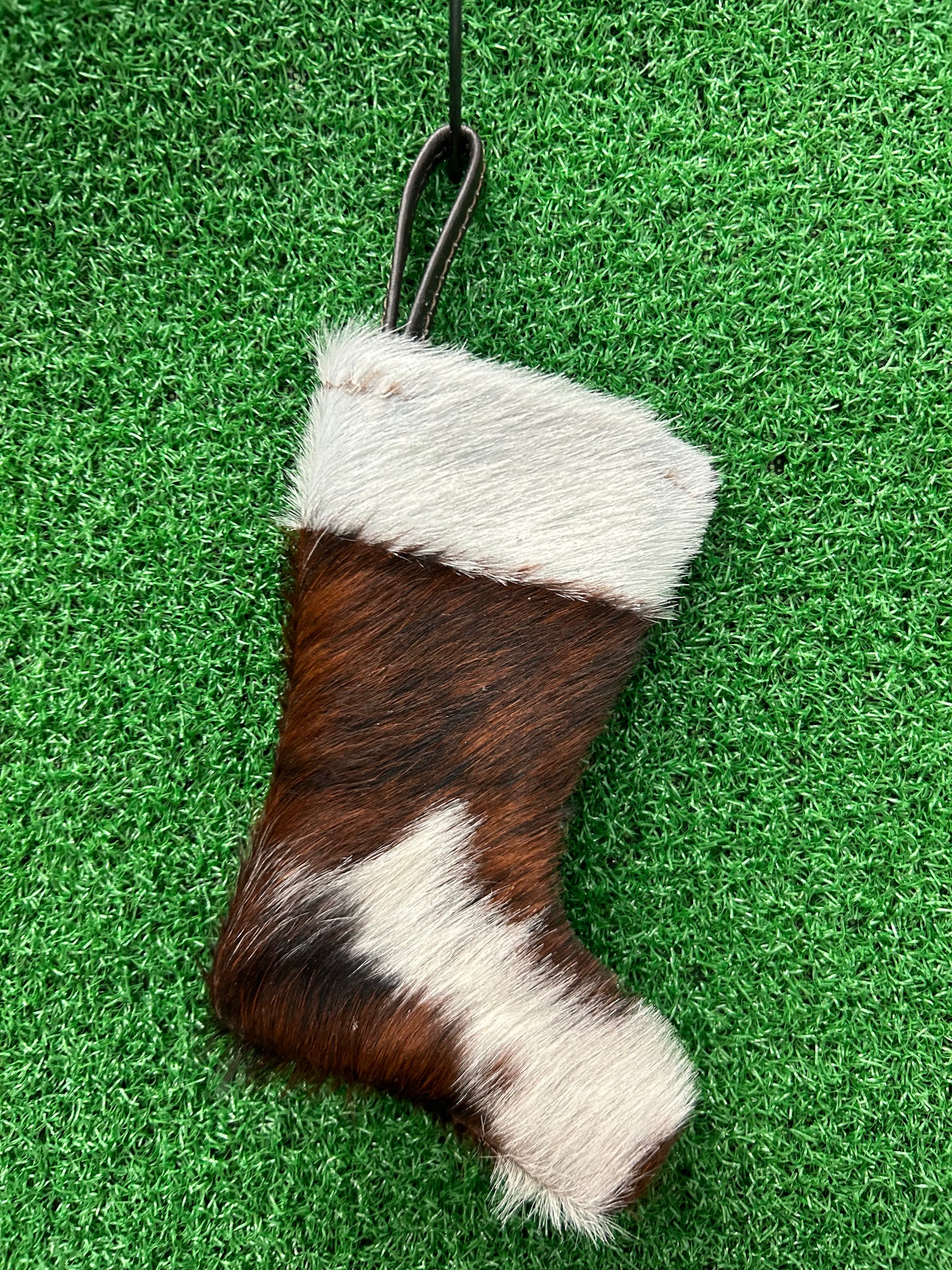 Cowhide Gift Card Holder 5” tall 3.5” Wide