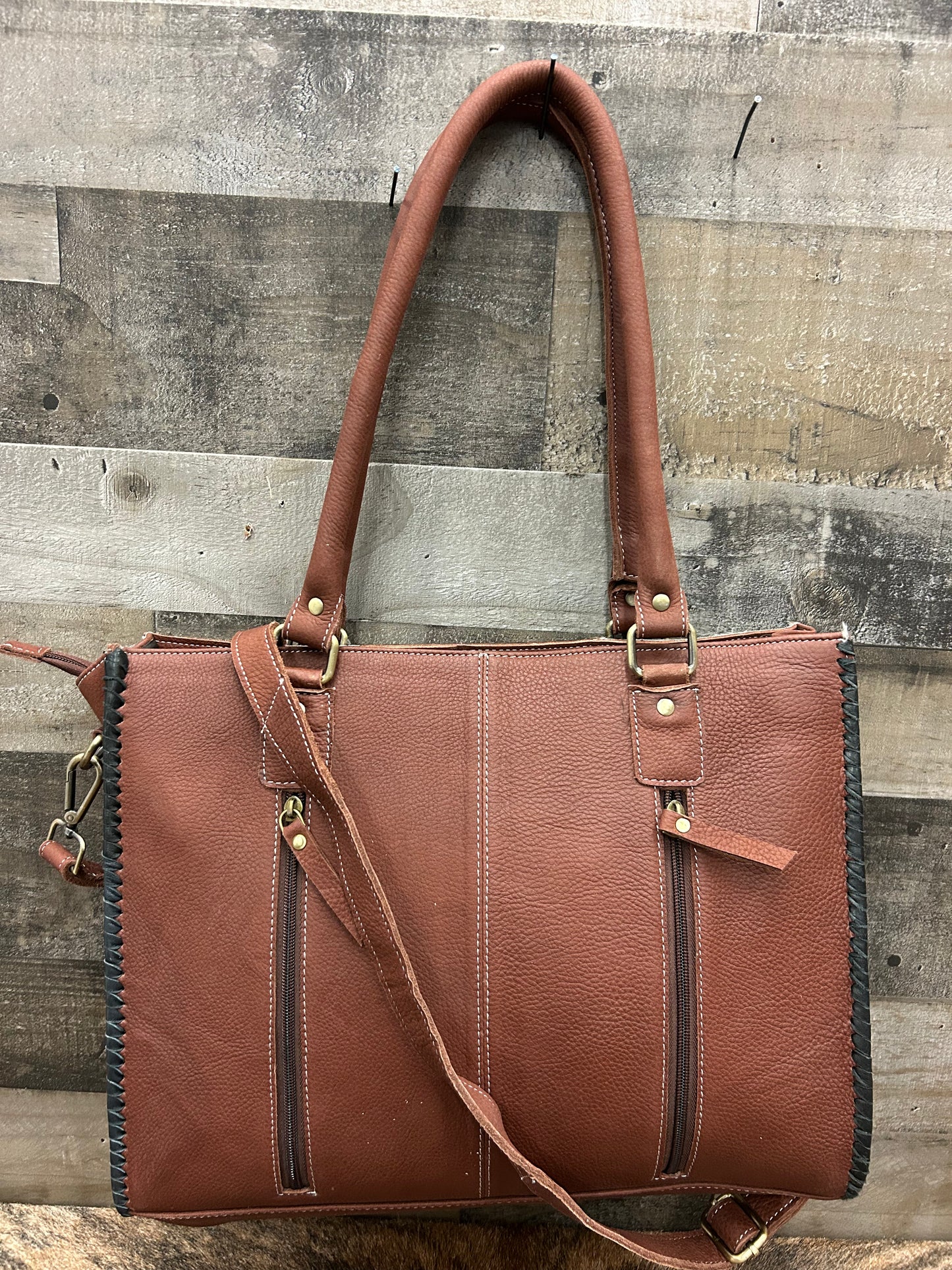 Western Purse Leather & Cowhide