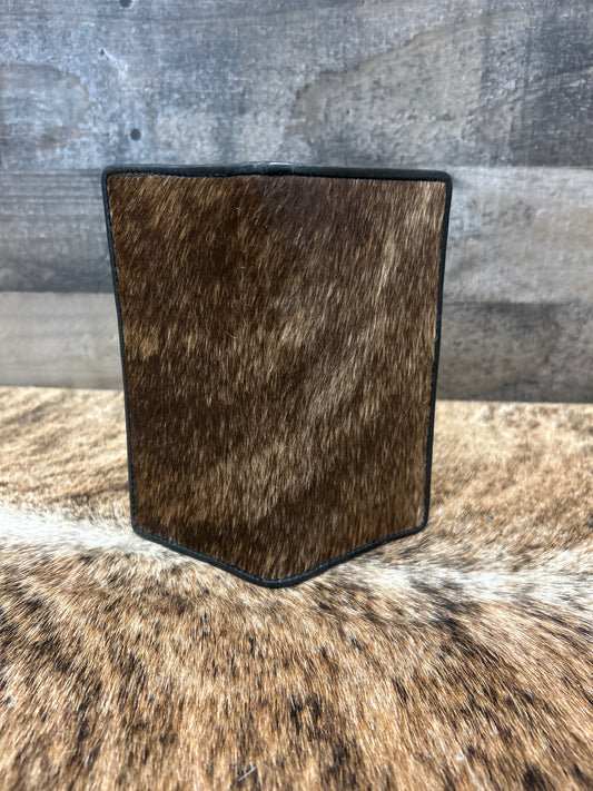 100% Leather With Cowhide 3x7 Wallet
