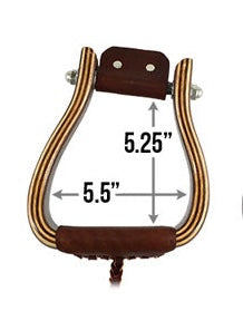 South Point  Saddlery Hard Wood Stirrups