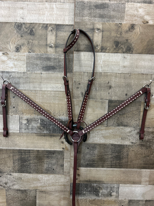 Hot Oiled Tack Set With Rawhide