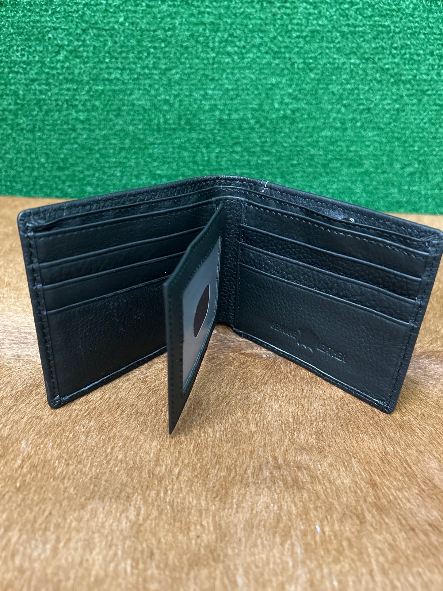 Men’s  Leather Wallet With Embroidery