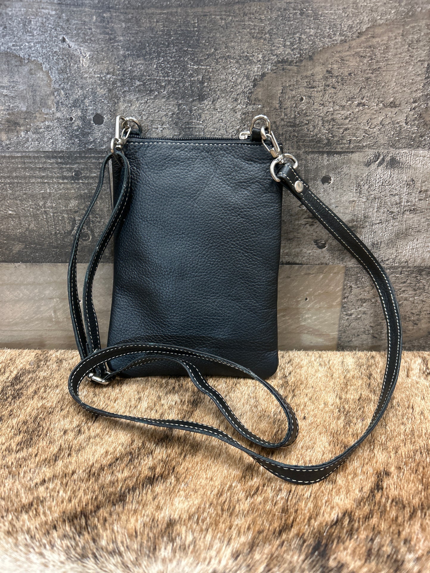 100% Leather 5x8 Crossbody