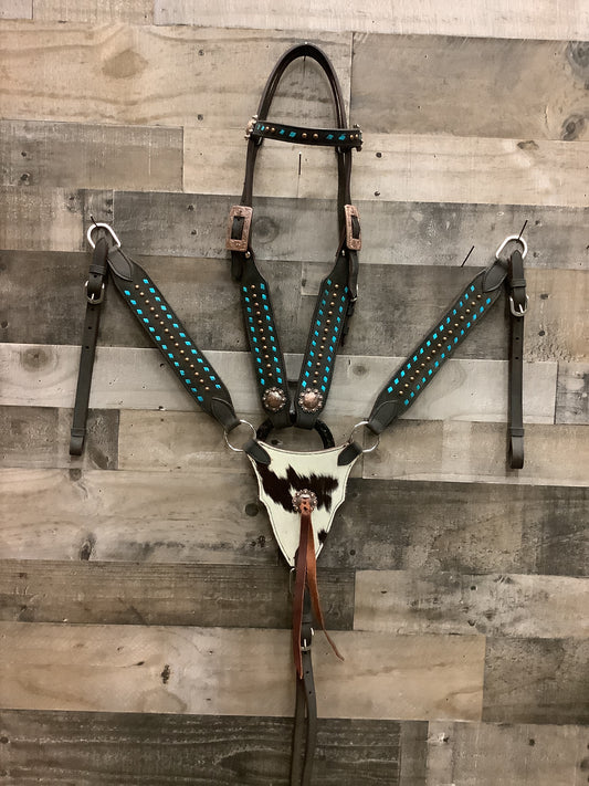 Gladiator Hair On Hide Tack Set ❇️Free Shipping ❇️