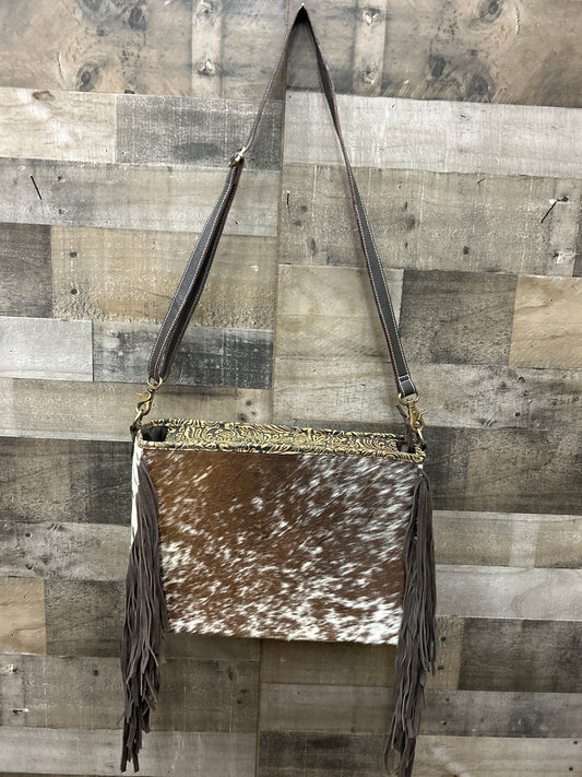 100 % Cowhide Purse/Laptop Carrier 11x15x4