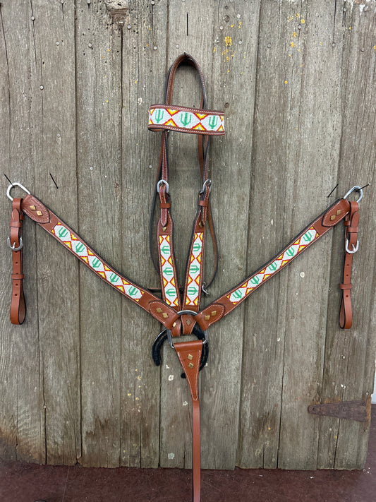 Beaded Draft Horse Set