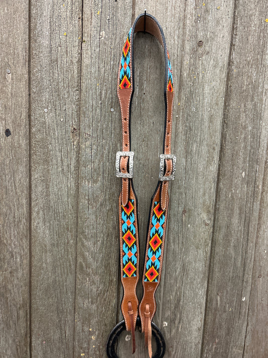 Beaded Belt Headstall