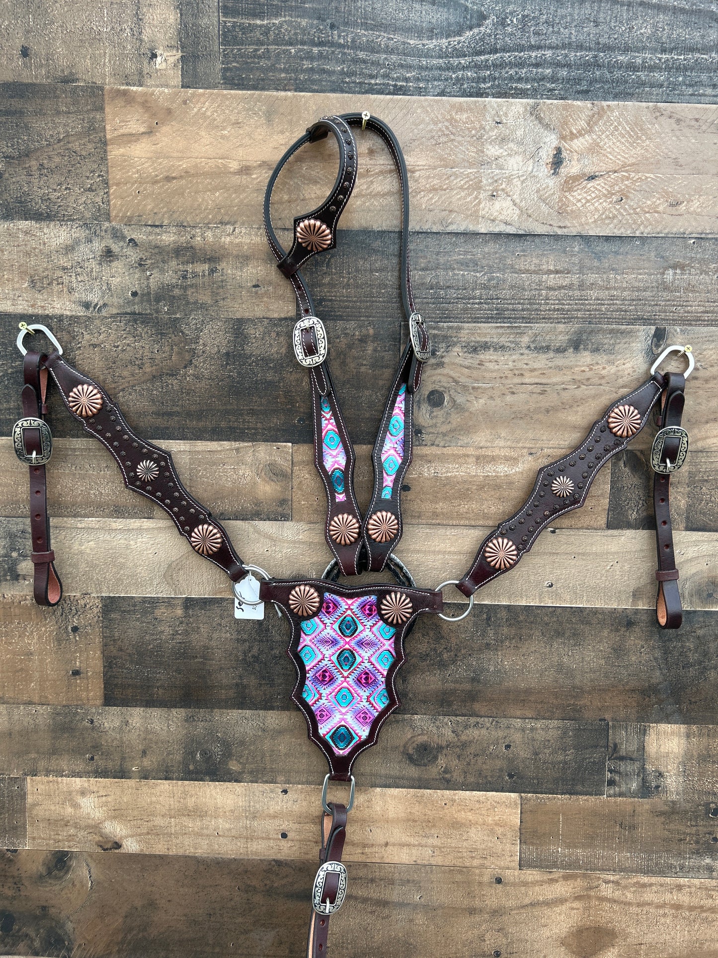Full Grain Leather Tack Set