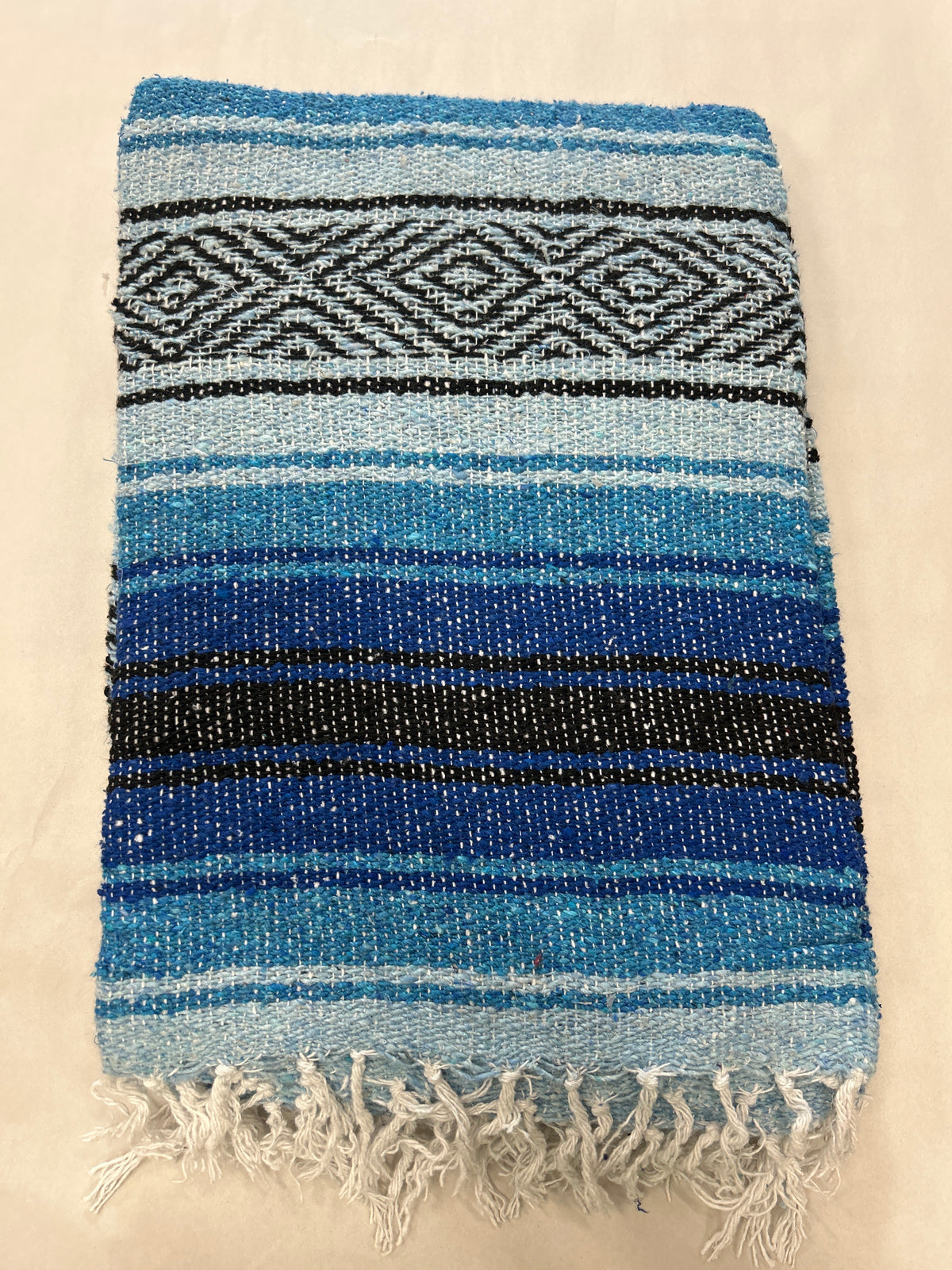 5x7 Blue/ Light Blue Falsa Blanket