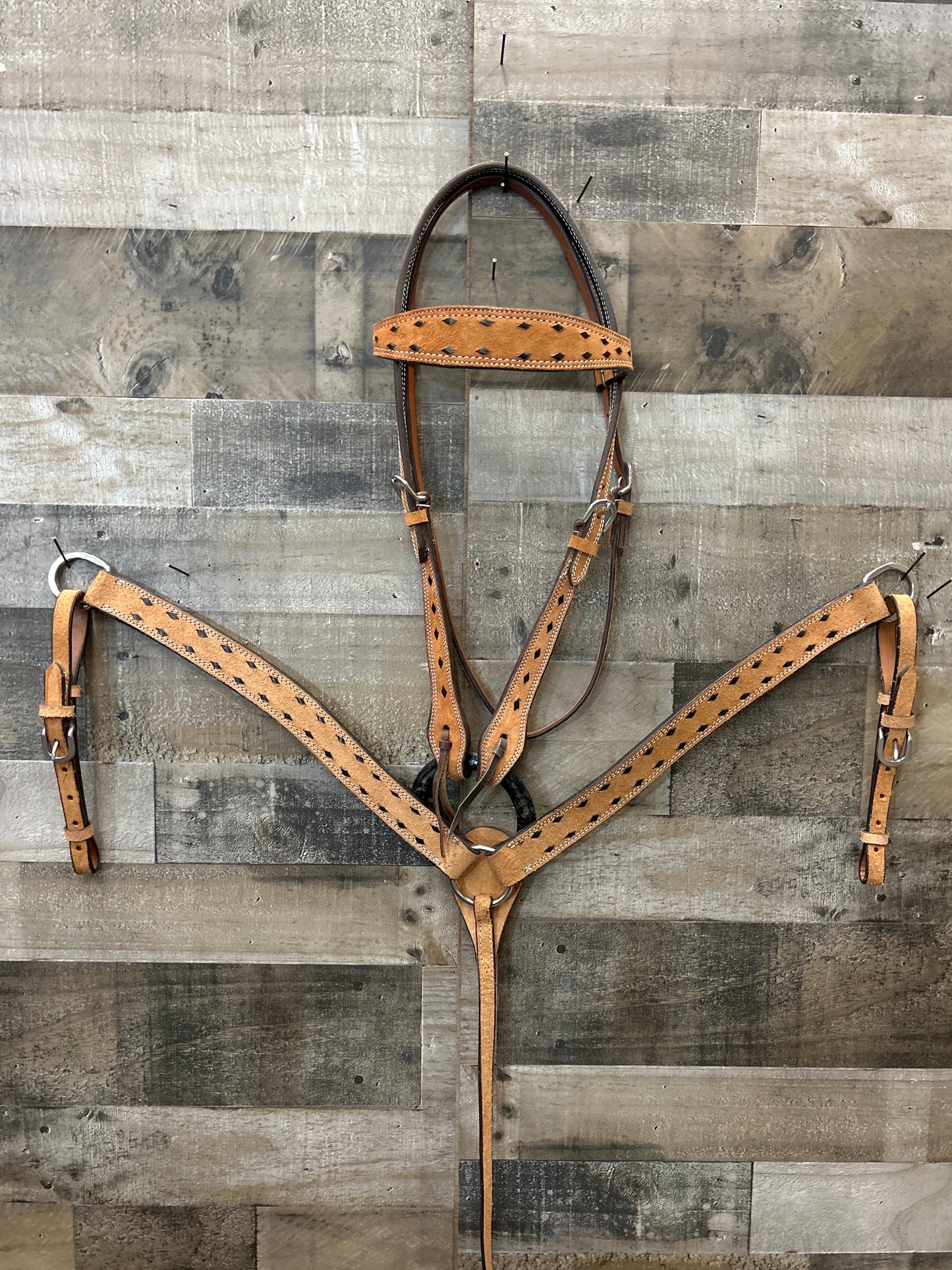 Leather Roughout Tack set
