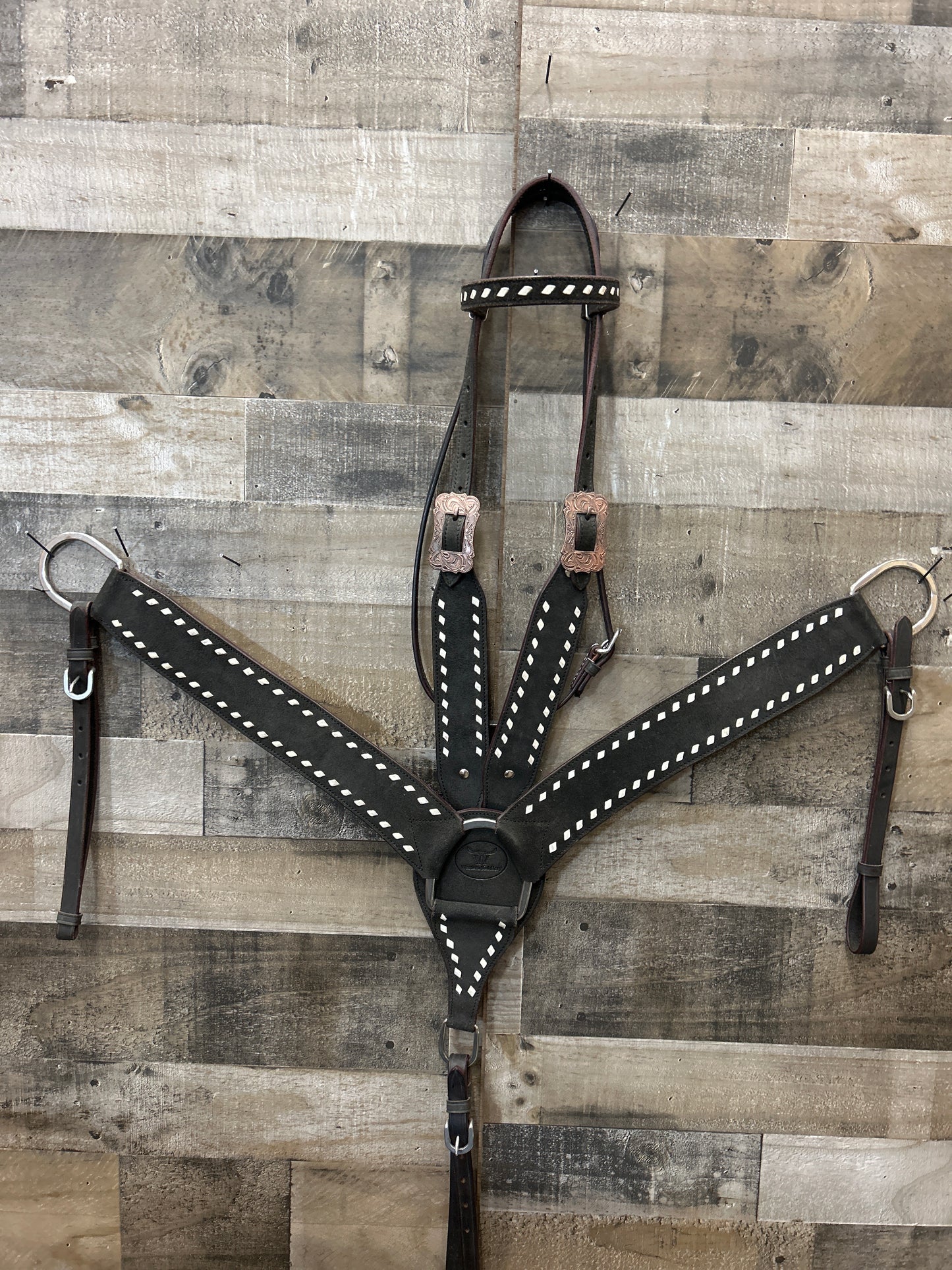 Leather Roughout Tack set