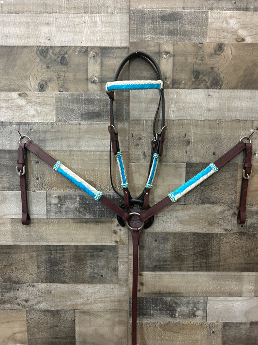 Hot Oiled Tack Set With Rawhide