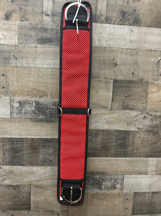 34" Red Waffle Cinch
