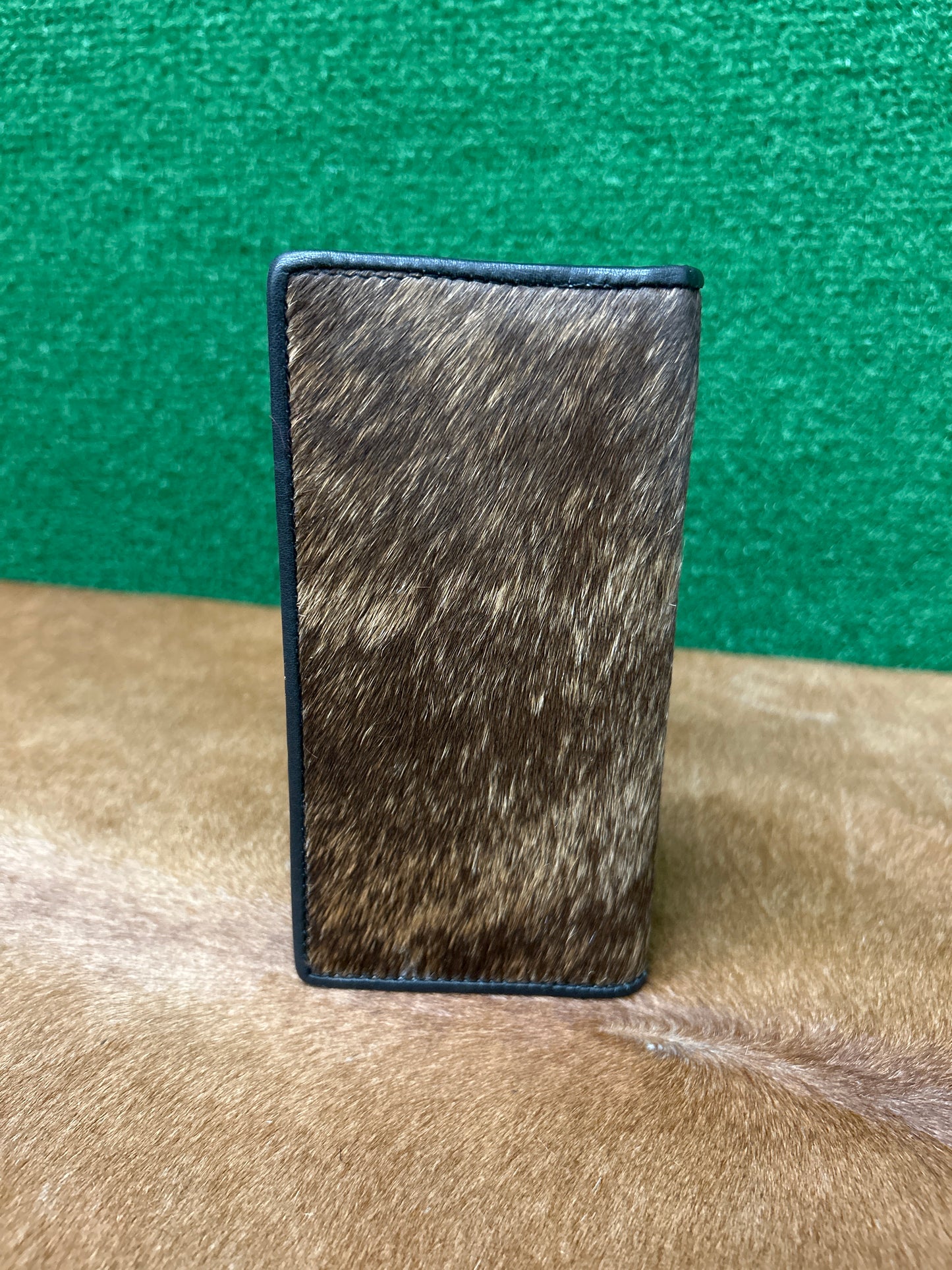 Leather Hair On Hide 7” Wallet