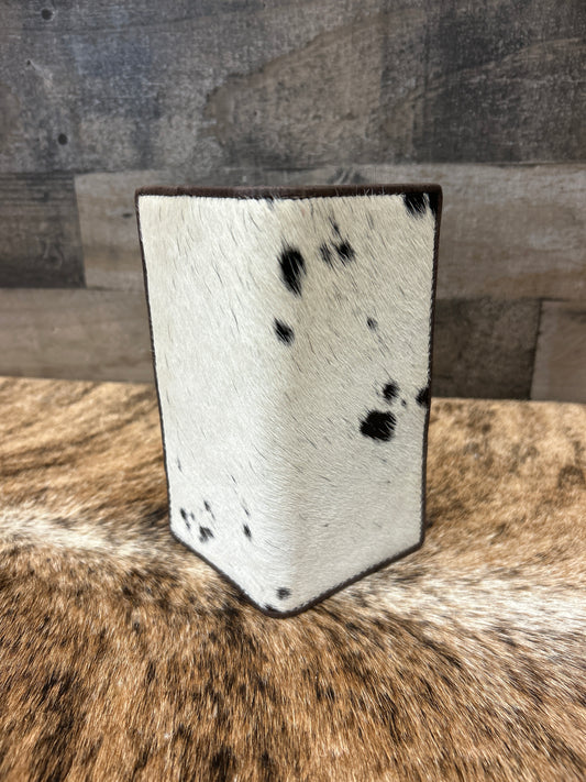 100% Leather With Cowhide 3x7 Wallet
