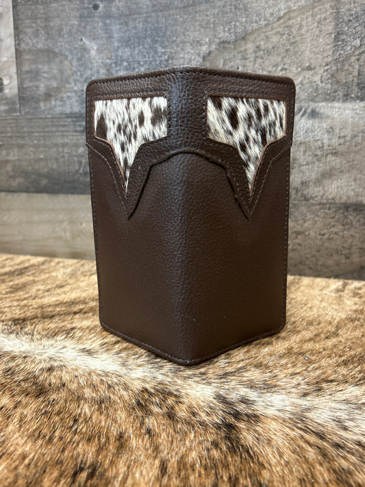 100% Leather With Cowhide 3x7 Wallet